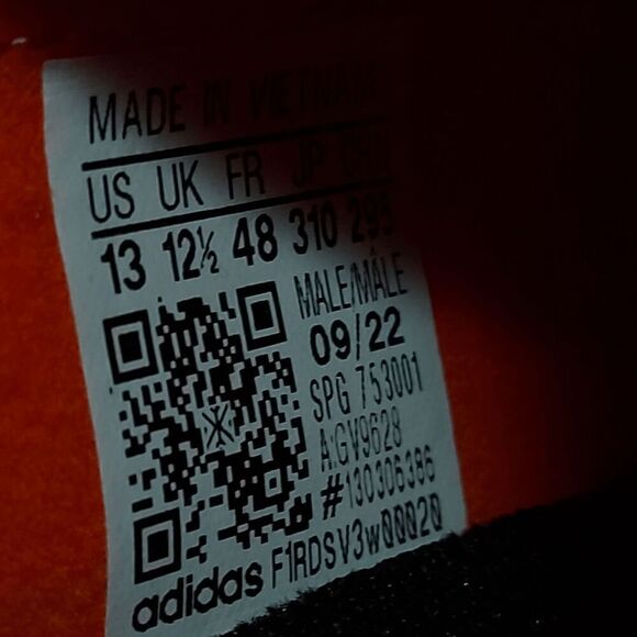 Adidas Adizero Primeknit Football Cleats Orange White GV9628 Men's Size 13 - Picture 7 of 7